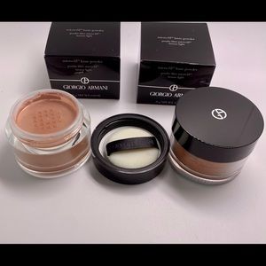 NWT Giorgio Armani loose powder bronze in color light